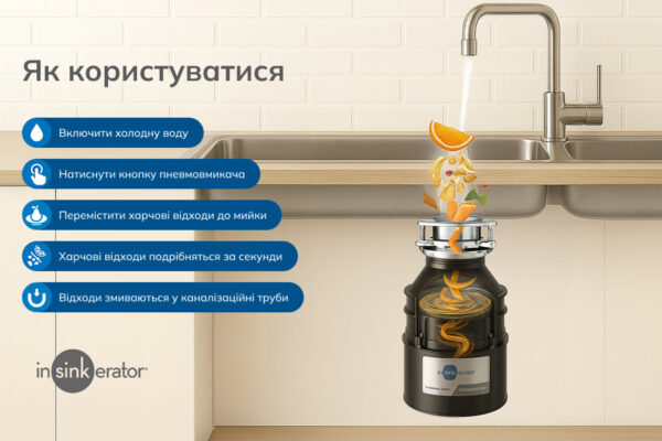 Подрібнювач In-sink-erator Standart 460 - 9
