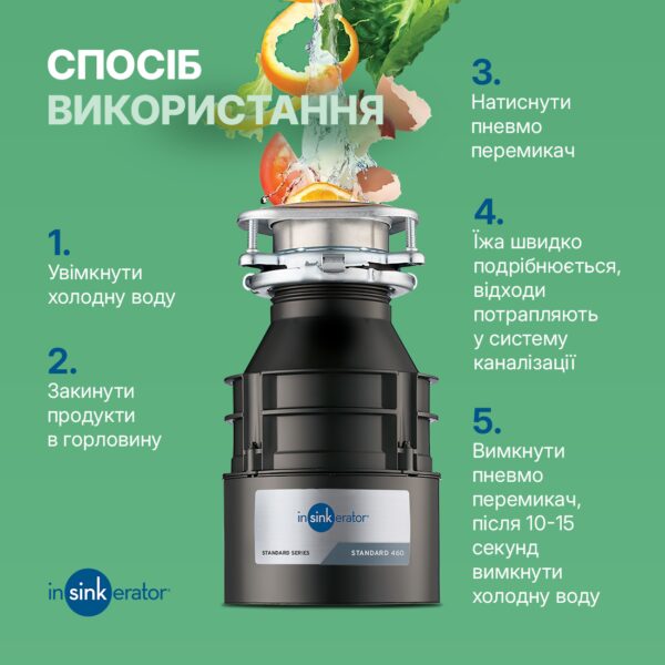 Подрібнювач In-sink-erator Standart 460 - 2