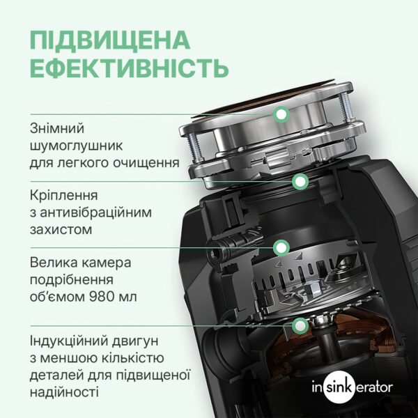Подрібнювач In-sink-erator Evolution Plus 1000 - 5